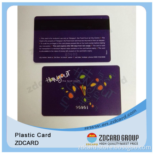 Barcode Plastic Membership Cards/Special Plastic Card/Spot UV Plastic Card